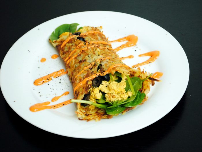 Eggless potato omelet Recipe