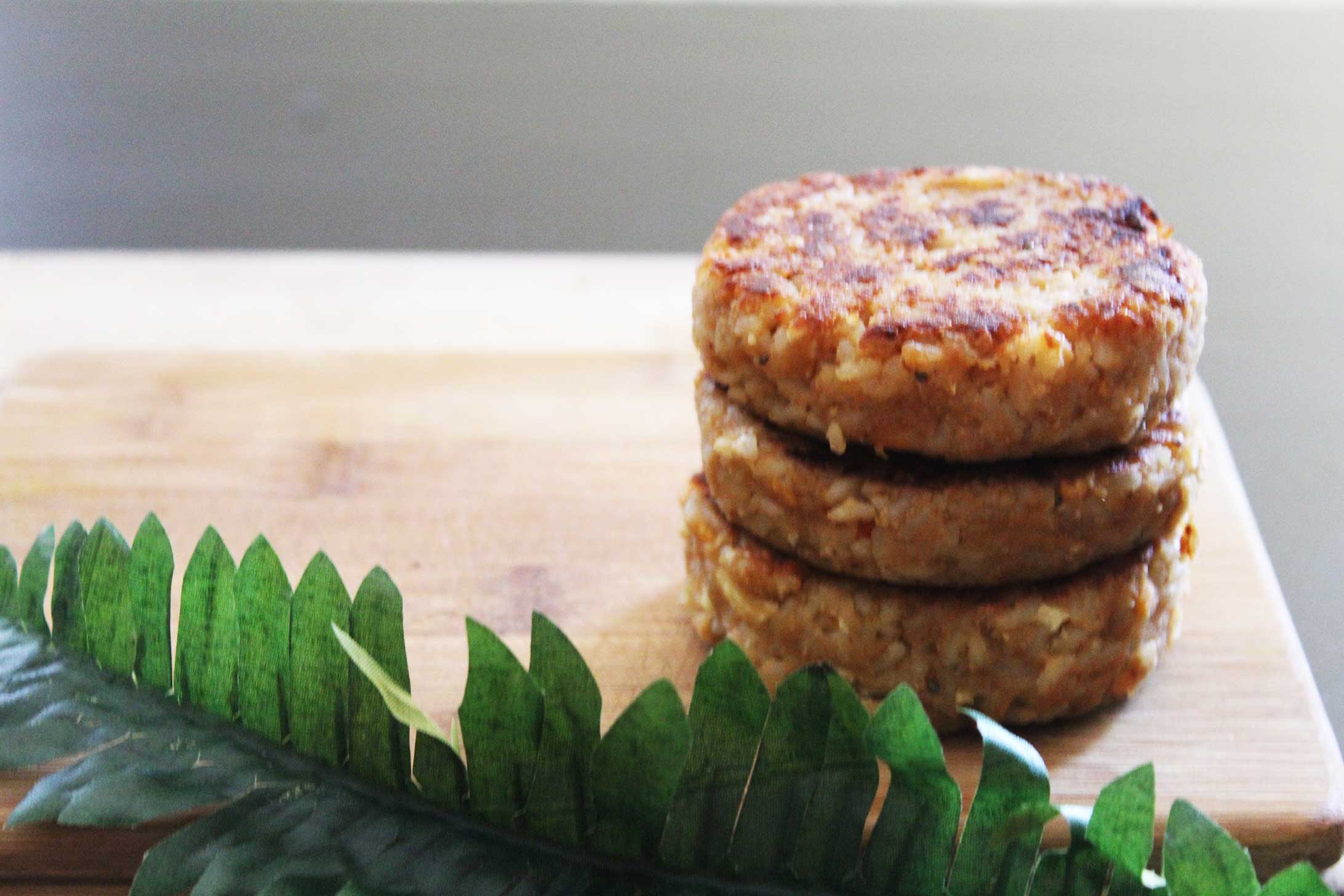 rice and tahini burgers