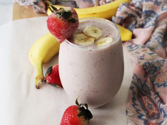 Strawberry-Banana-Smootie