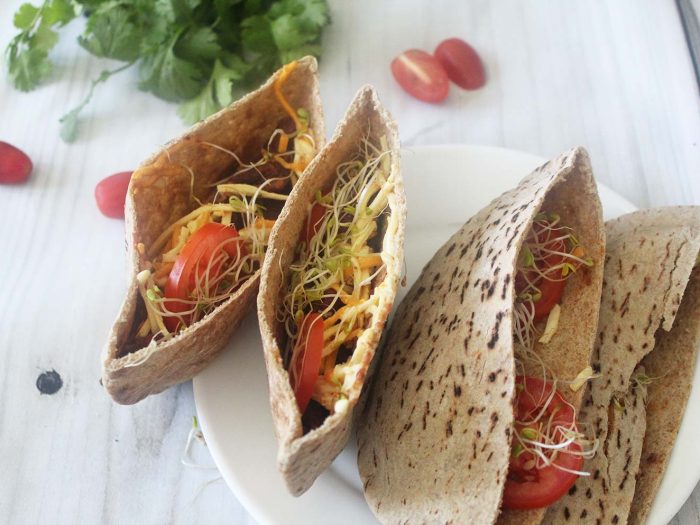 Smashed Bean Pita Sandwiches recipe Smashed Bean Pita Sandwiches