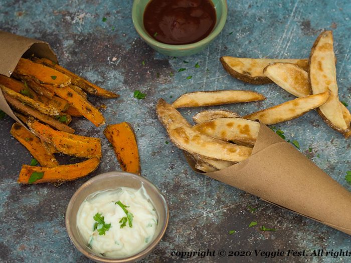 Baked potato fries